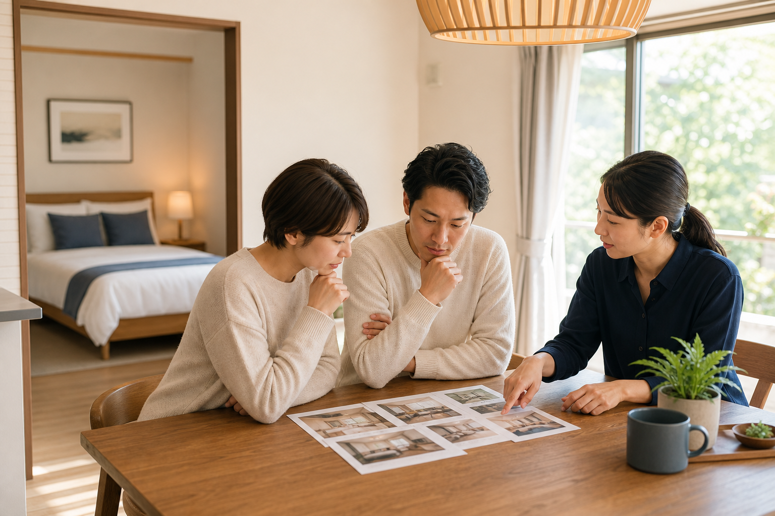 民泊清掃を個人業者と会社で比較検討するオーナーのイメージ