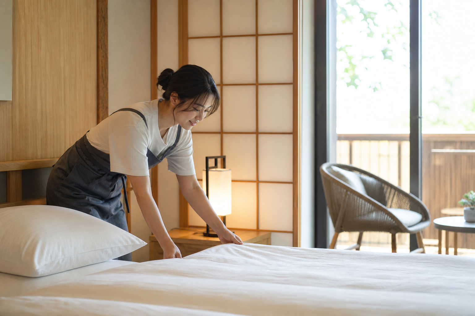 民泊清掃で下請けから直請けに切り替える業者のイメージ